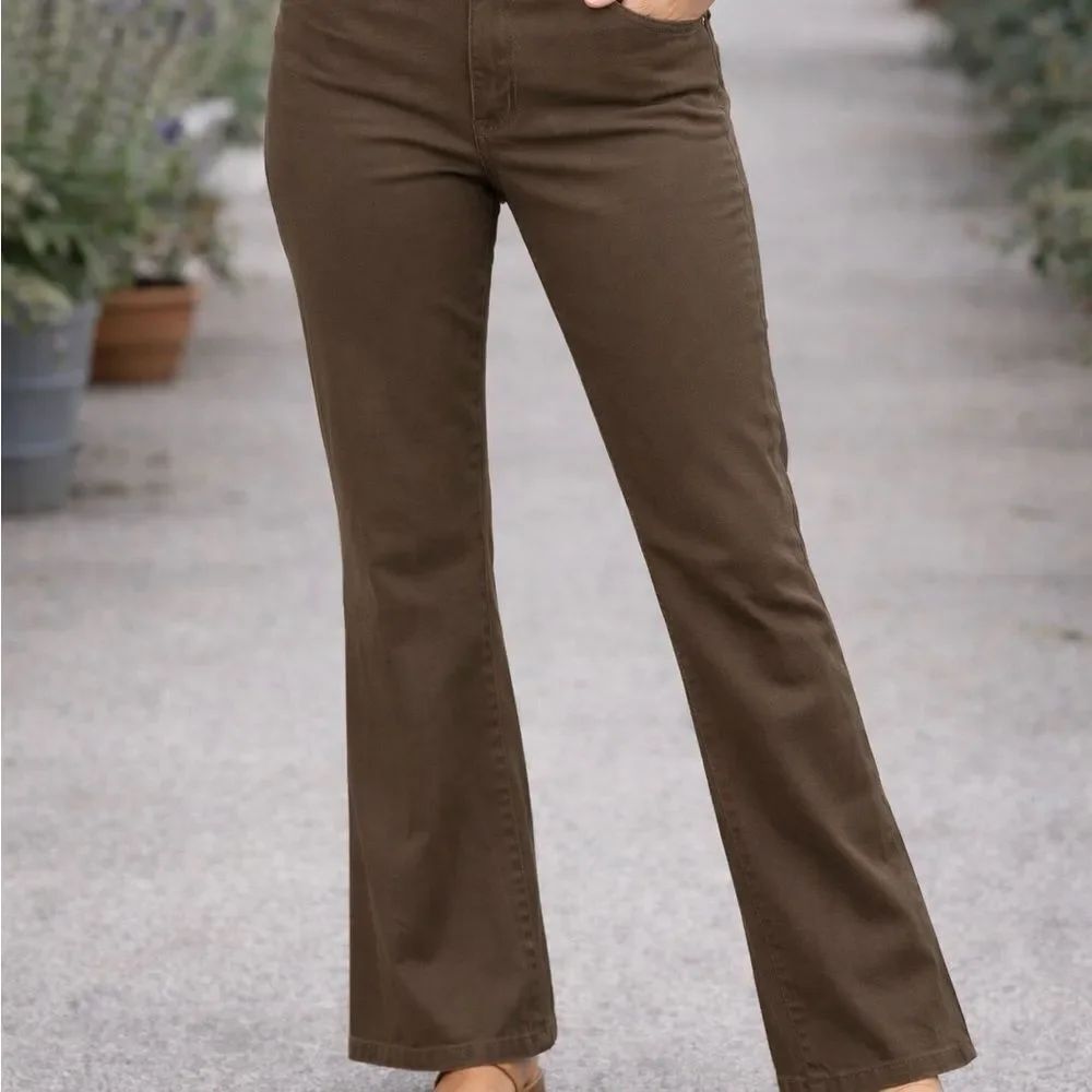 Eddie Bauer flare pants